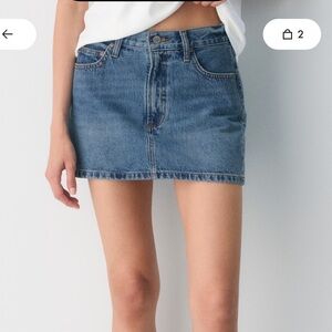 Denim Forum Blue Mini Skirt